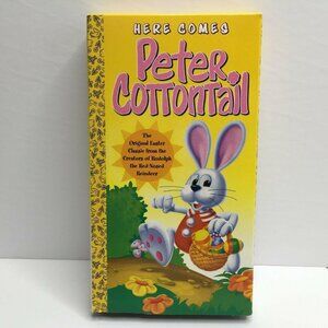 Here Comes Peter Cottontail VHS Easter Classic Kids Movie 1990 Golden Books